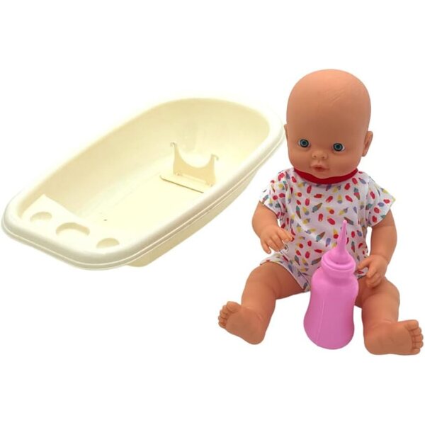 Bébé Pipí avec Bañera Vicam 35 cm - Jouet interactif pour enfants +2 ans