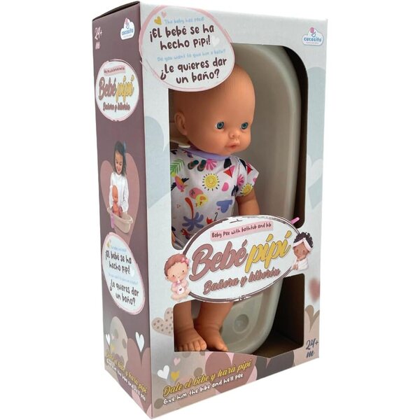 Baby Pipí s Bañera Vicam 35 cm - Interaktívna hračka pre deti +2 roky