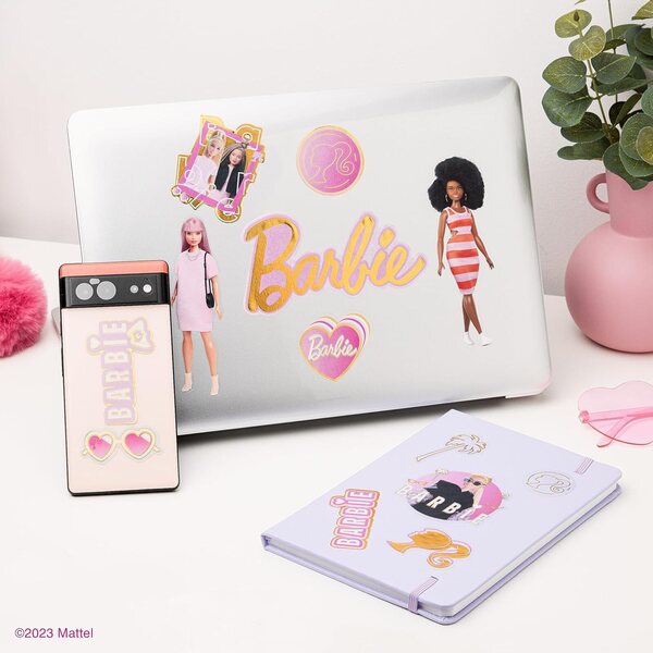 Barbie Gadget Decals 22 decoratieve stickers voor mobiele telefoons en laptops