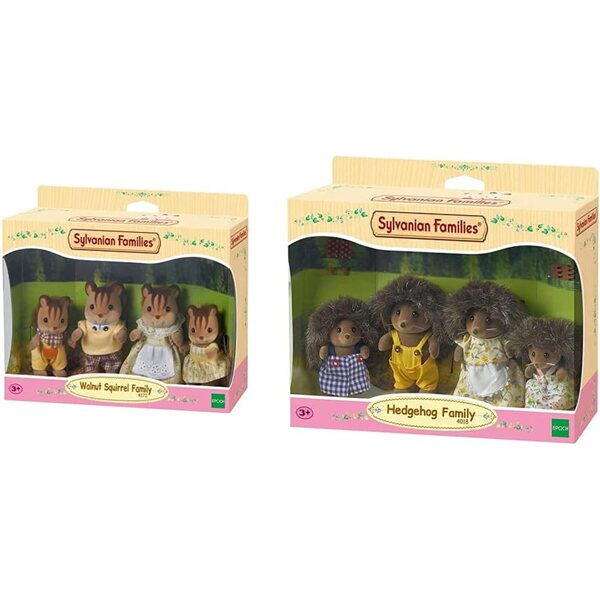 Sylvanian Families Animal Families με συνδεόμενα αξεσουάρ, έπιπλα και οχήματα