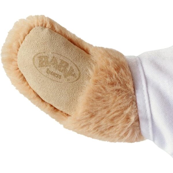 Baby Born Zapf Creation 834435 Osito de Peluche con Body Blanco - Oso de Peluche con Brazos y piernas móviles, Cabeza giratoria, Lavable a Mano, con Libro de la Amistad y Hoja de Pegatinas
