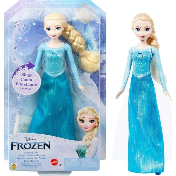Κούκλα Elsa Musical Disney Frozen με ενσωματωμένο τραγούδι και πρωτότυπο φόρεμα