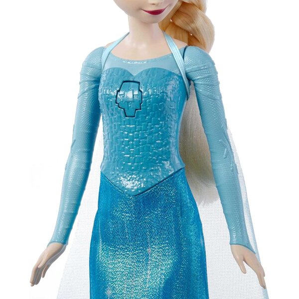 Panenka Elsa Musical Disney Frozen s integrovanou písničkou a originálními šaty