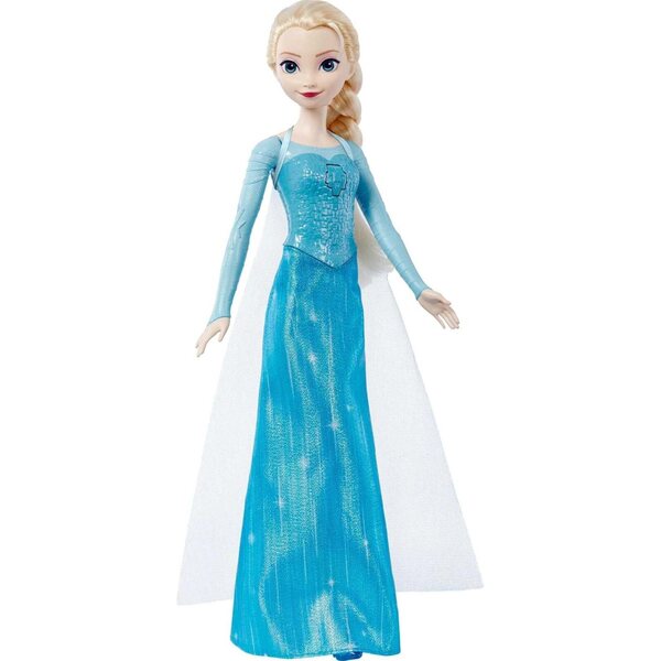 Panenka Elsa Musical Disney Frozen s integrovanou písničkou a originálními šaty