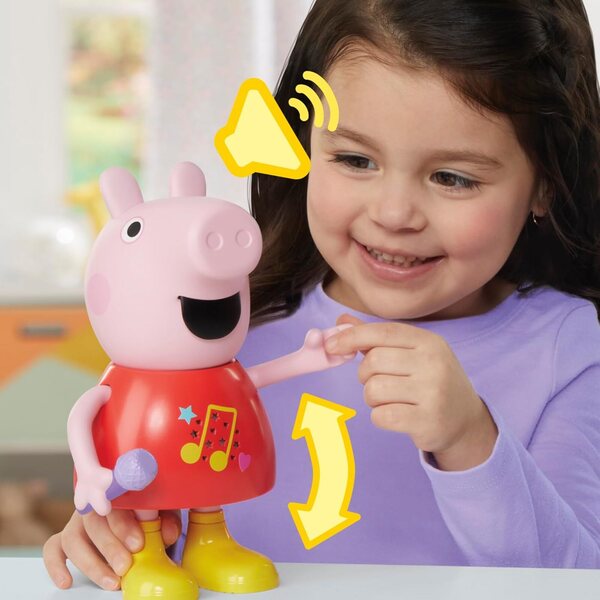 Muñeca Peppa Pig que Canta y Habla avec plus de 50 phrases et chansons