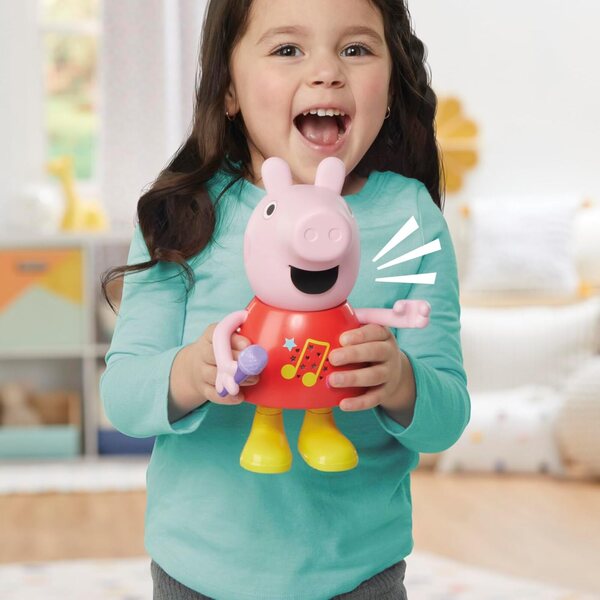 Muñeca Peppa Pig que Canta y Habla avec plus de 50 phrases et chansons