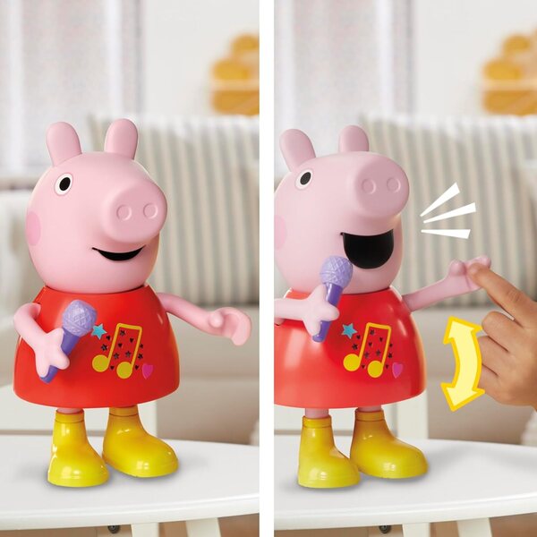 Muñeca Peppa Pig que Canta y Habla avec plus de 50 phrases et chansons