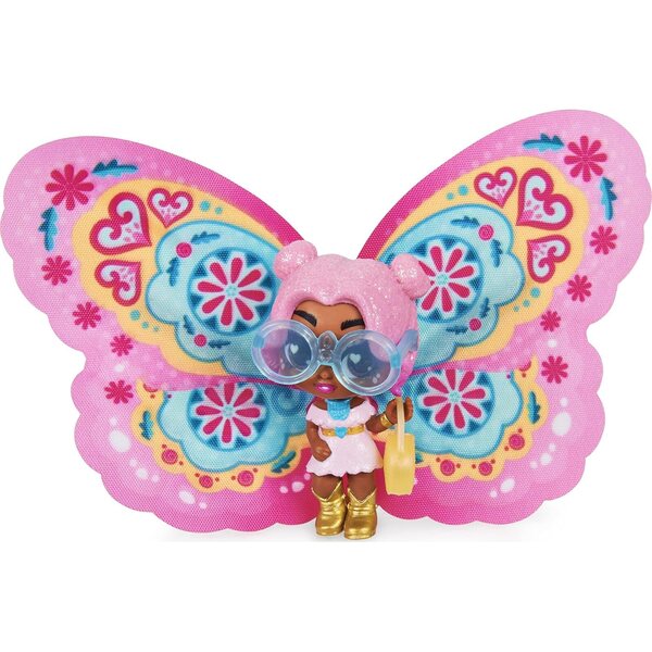 Hatchimals Pixies Wilder Wings con Ali grandi in Tela e 2 Accessori Moda