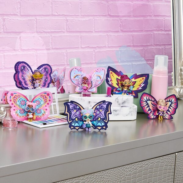 Hatchimals Pixies Wilder Wings con Ali grandi in Tela e 2 Accessori Moda