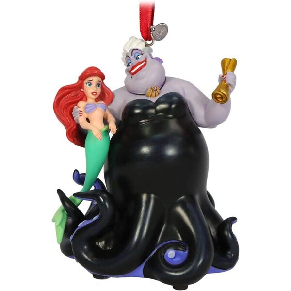 Disney Dekoratioun Ursula an Ariel sangen mat der Original Melodie The Little Mermaid