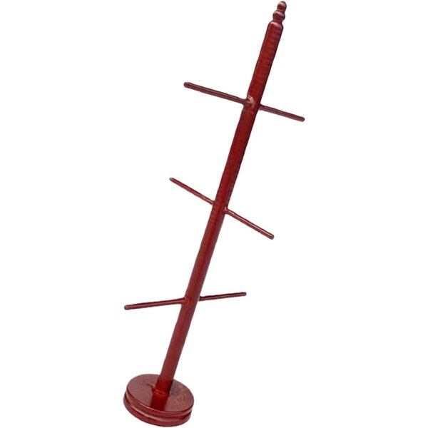 Appendino in miniatura in legno per casa delle bambole 1/12 - design antico e pratico