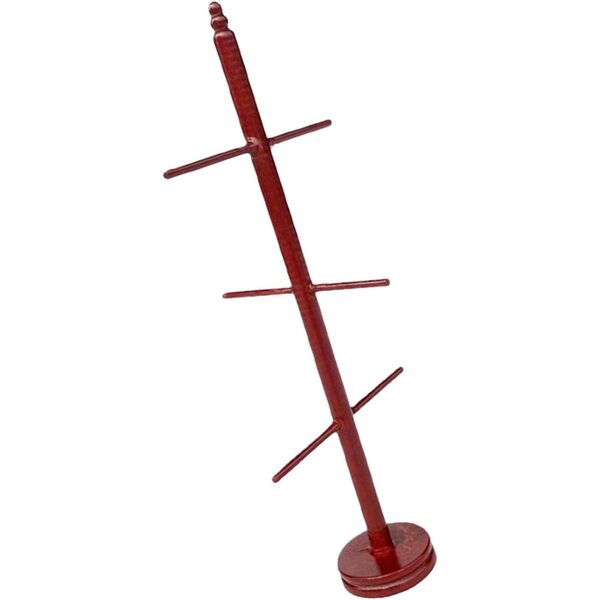 Appendino in miniatura in legno per casa delle bambole 1/12 - design antico e pratico
