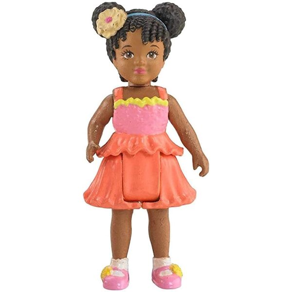 African American little sister replacement figure for Loving Family BML25 dollhouse