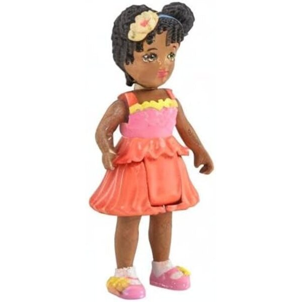 Afroamerikanische kleine Schwester als Ersatzfigur für das Puppenhaus Loving Family BML25