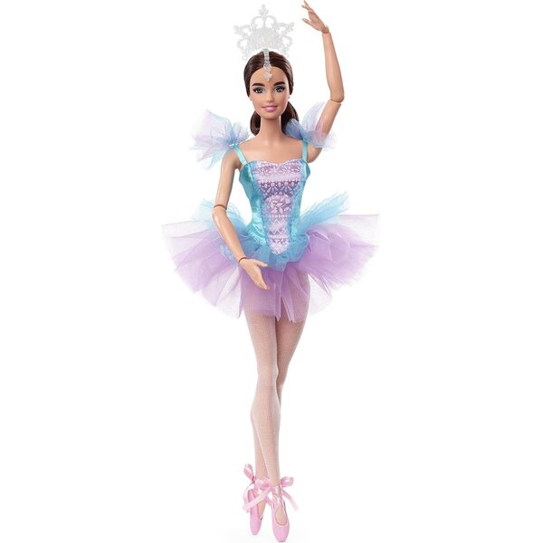 Barbie Ballerina Ballet souhaite Morenita avec Tutu, Tiara et Pointes