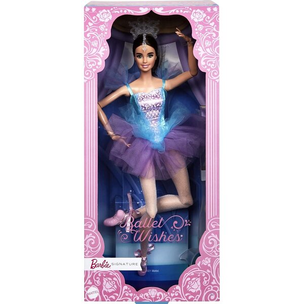 Barbie Ballerina Ballet souhaite Morenita avec Tutu, Tiara et Pointes