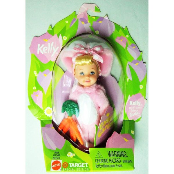 Barbie Easter Garden Kelly 2002 Pink Rabbit jelmez különleges kiadással