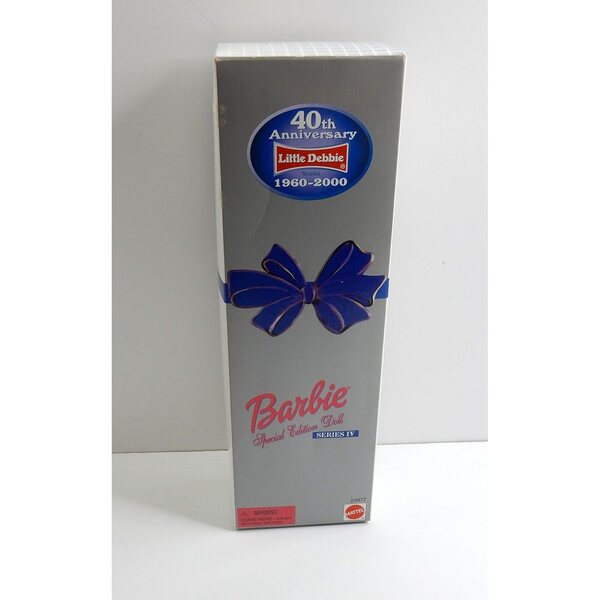 Barbie Special Edition 40th Anniversary met bruin haar en blauwe jurk