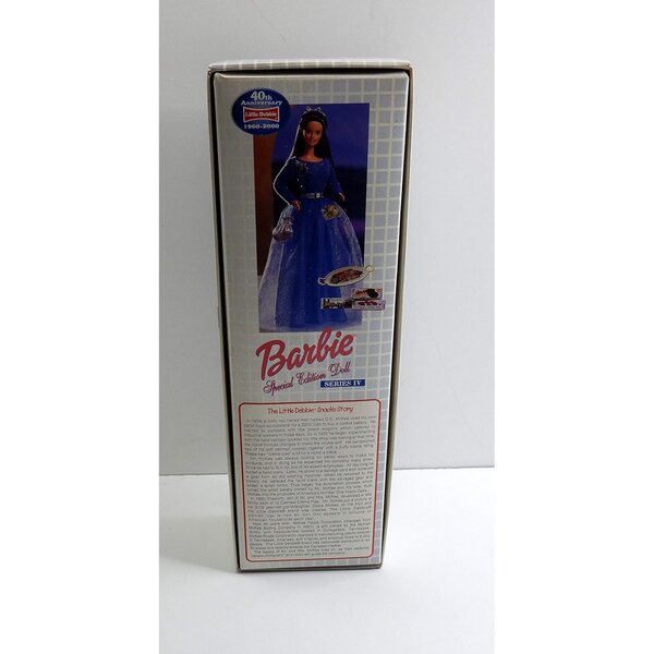 Barbie Special Edition 40th Anniversary met bruin haar en blauwe jurk