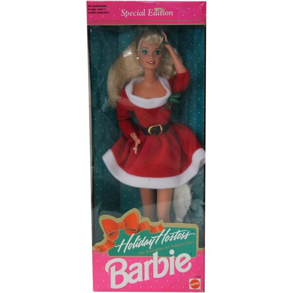 Barbie Holiday Hostessi eriväljaanne 1993 – Mattel 11,5-tolline kogutav nukk