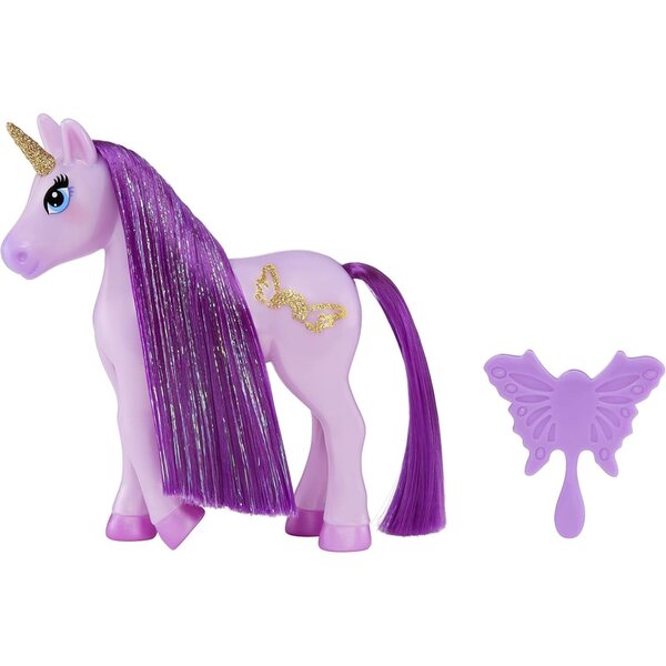Magical Unicorn Dream Bella Lavender 14 cm b'Cepillo Butterfly minn MGA Entertainment