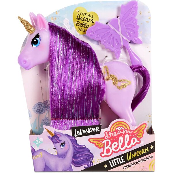 Zauberhafter Einhorn-Traum Bella Lavender 14 cm mit Cepillo-Schmetterling von MGA Entertainment