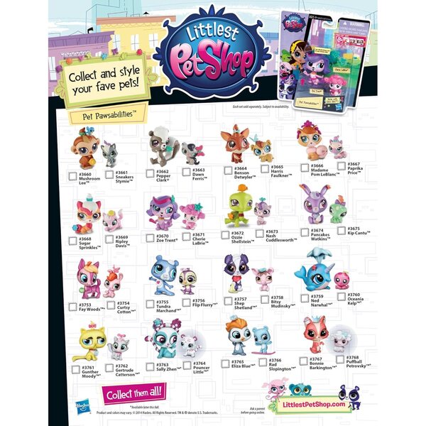 Littlest Pet Shop Pet Pawsabilities Madame Pom LeBlanc & Paprika Price