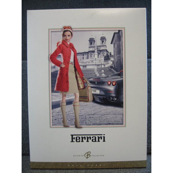 Barbie Collector Ferrari Gold Label 2006 - Mattel kolekcionāra lelle