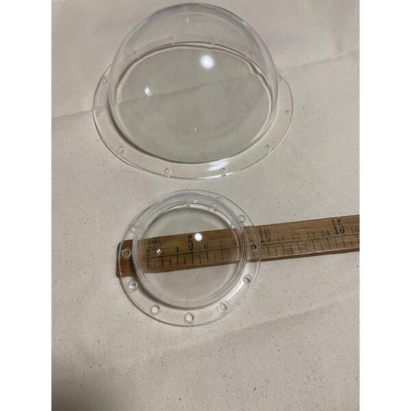 Przezroczysta, półkulista kapsuła kosmiczna o średnicy 3 mm dla lalek Blythe i Baby Out o średnicy 7 cm
