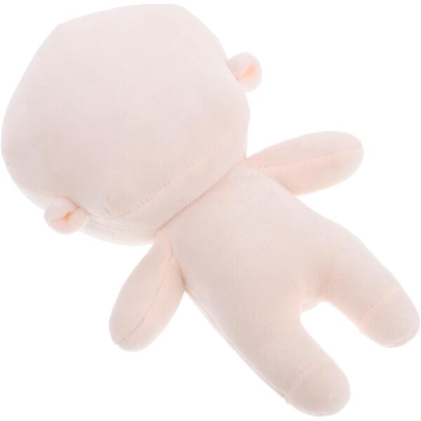 YARNOW Cuerpo pour habiller poupée en coton beige doux et flexible 21x14,5x9 cm