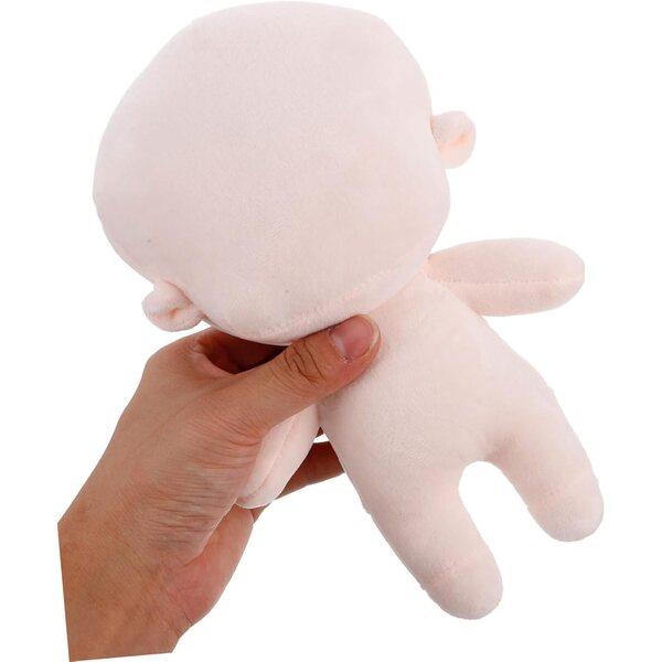 YARNOW Cuerpo pour habiller poupée en coton beige doux et flexible 21x14,5x9 cm