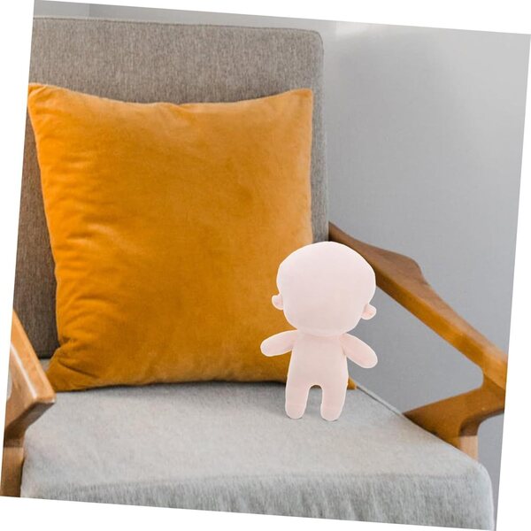 YARNOW Cuerpo pour habiller poupée en coton beige doux et flexible 21x14,5x9 cm
