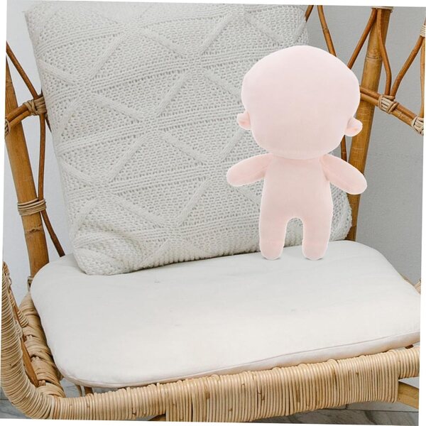 YARNOW Cuerpo pour habiller poupée en coton beige doux et flexible 21x14,5x9 cm