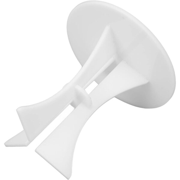 Tavolo Rotondo Acrilico per Casa delle Bambole 1/12 - Design Minimalista 10x9,8 cm