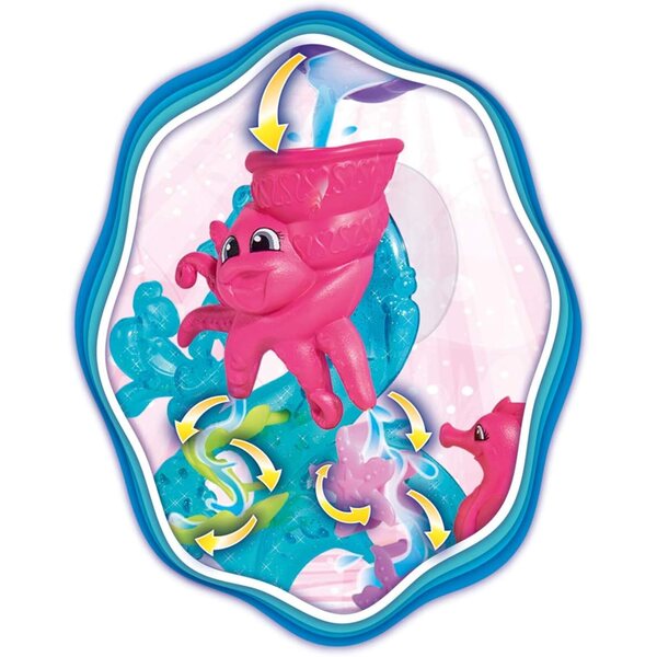 Simba Evi Love Mermaid Water Fun - Joc gonflabil cu sirene cu ventuze pentru cada