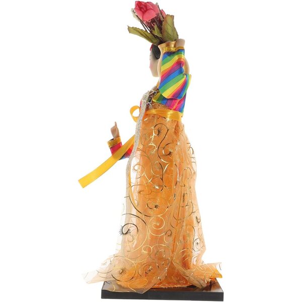 Koreanischer Hanbok Muñeca 30 cm Artesanal en Tela de Seda – Traditionelle und elegante Dekoration