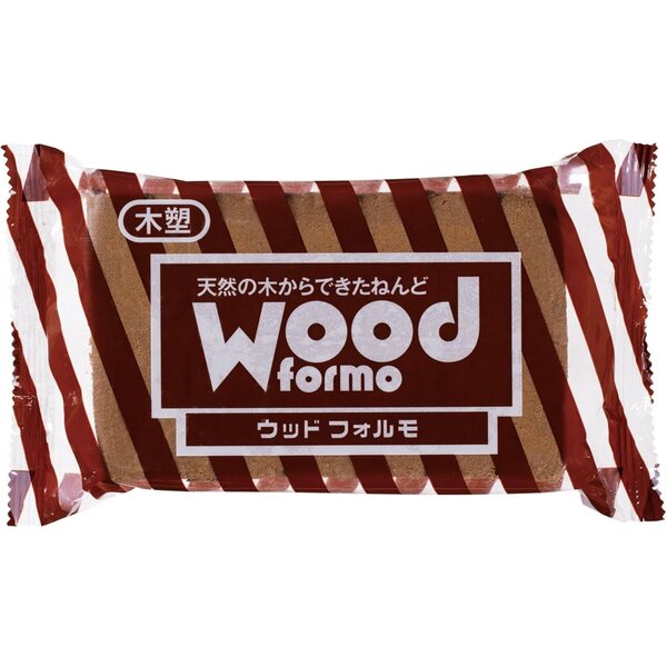 Padico Wood Forumo Natuurlijke houtklei voor modelleren en graveren 500 g