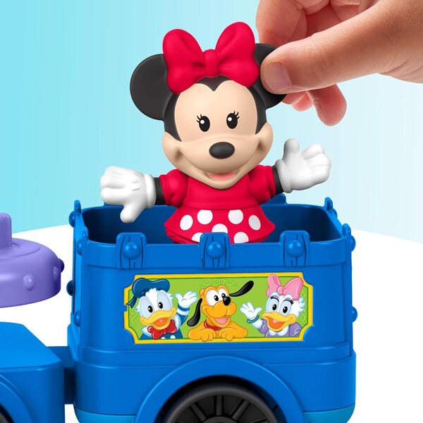 Fisher-Price Tren Musical Disney Junior Mickey en Minnie voor kinderen vanaf 18 maanden