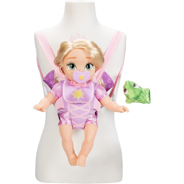 Disney Princess Baby Rapunzel met draagzak en officiële Disney accessoires