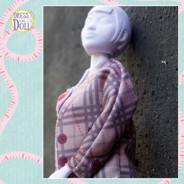 Dress Your Doll Judy Clásico Kit complet pour créer des vêtements et des vêtements pour poupées