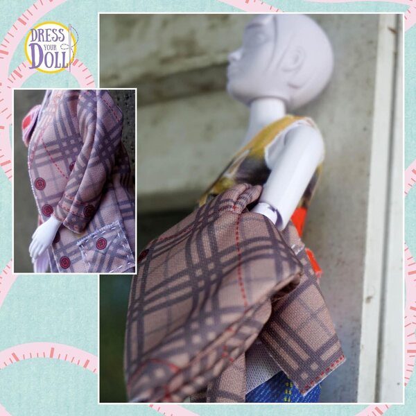 Dress Your Doll Judy Clásico Kit complet pour créer des vêtements et des vêtements pour poupées