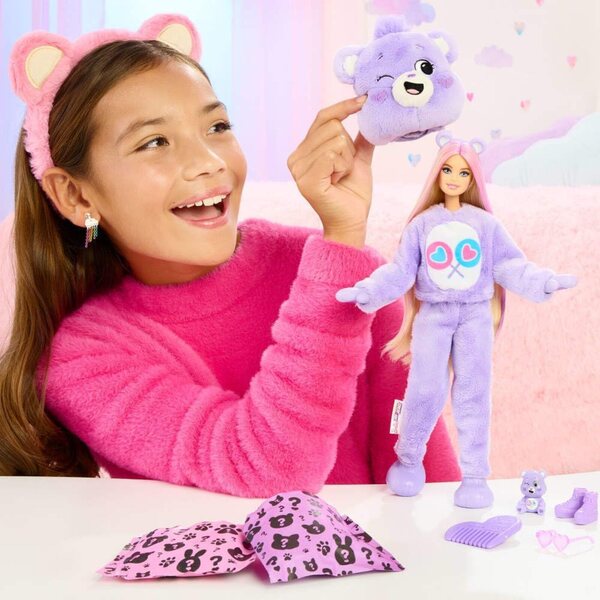 Barbie Cutie Reveal Ositos Cariñositos avec 10 surprises en 1 pour les filles de 3 ans et plus