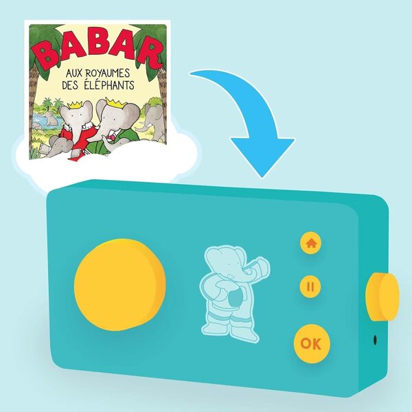 Interaktives Hörbuch Babar aux royaumes des éléphants mit Code für Mi Fábrica