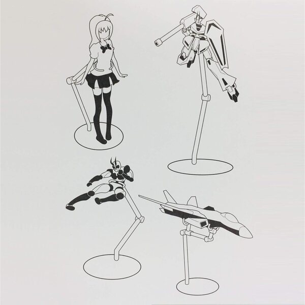 Multi Stand (Clear) (Fashion Doll)