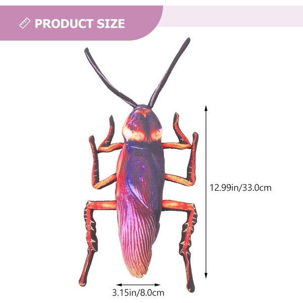 „Toyvian Cushion Simulation Cockroach“ tikroviškas ir linksmas žaislas