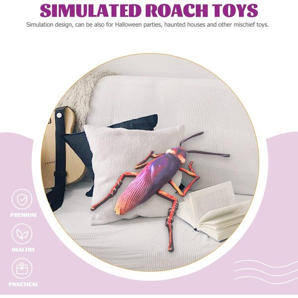 „Toyvian Cushion Simulation Cockroach“ tikroviškas ir linksmas žaislas