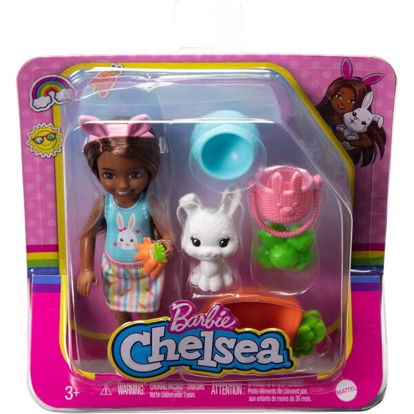Barbie Chelsea Pet Surtido - zestaw zabawek z różnymi szczeniętami dla dzieci