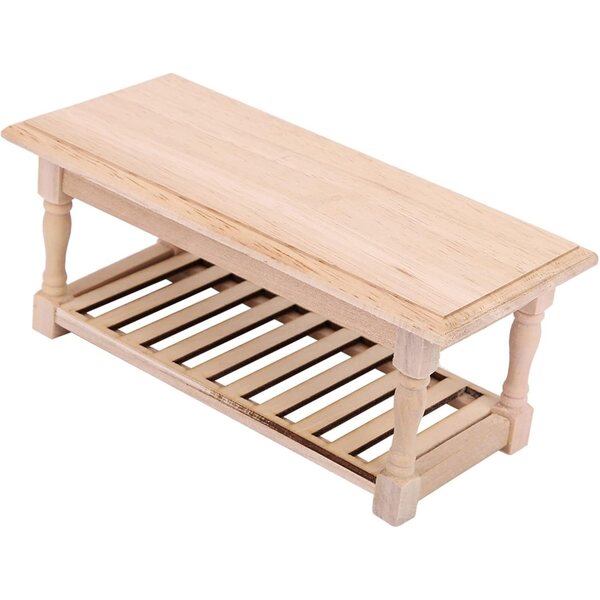 Tavolo da Pranzo Miniatura in Legno Scala 1/12 per Casa delle Bambole Phefop