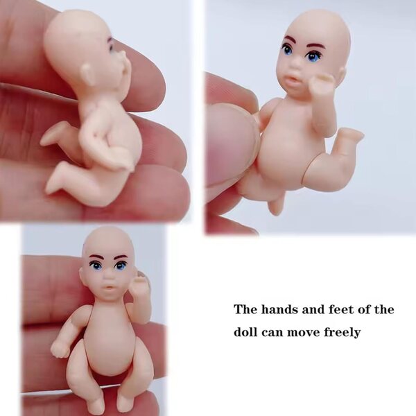 Gestickte bewegliche Muñeca 30 cm mit Bebé en Barriga Infantile Educativo Juguete