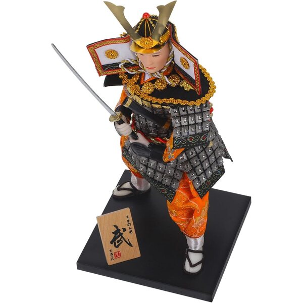 Muñeca Samurái Japonesa Tradicional Hemobllo Home Dekoration 26cm